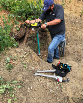 A member of McCrometer’s technical support department installing an FPI Mag in a challenging environment.