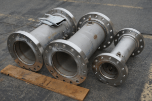 Three V-Cones produced for oil and gas applications.